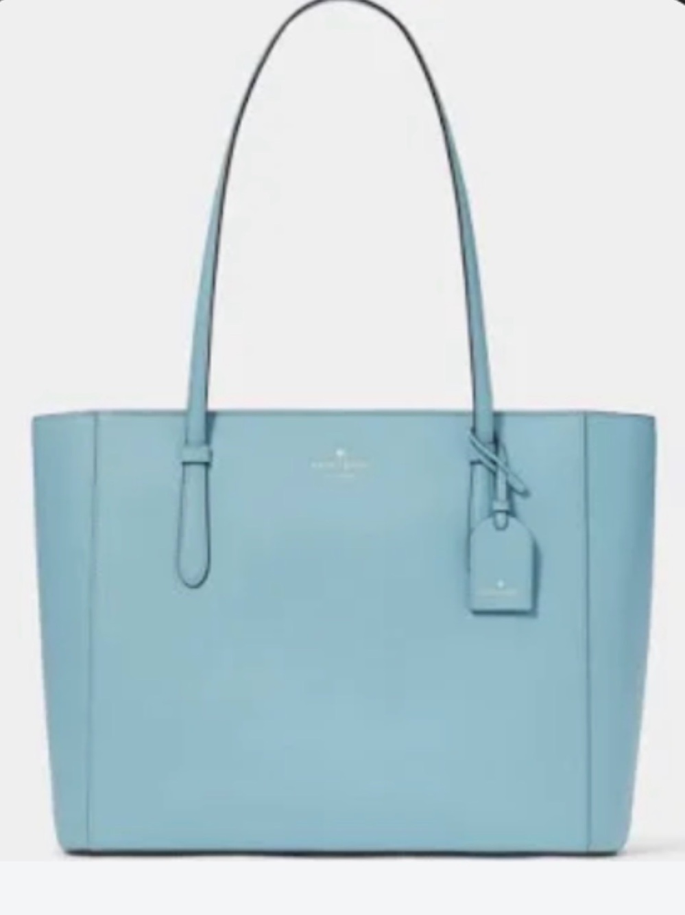Kate Spade Smoky Blue Schuyler Structured Tote